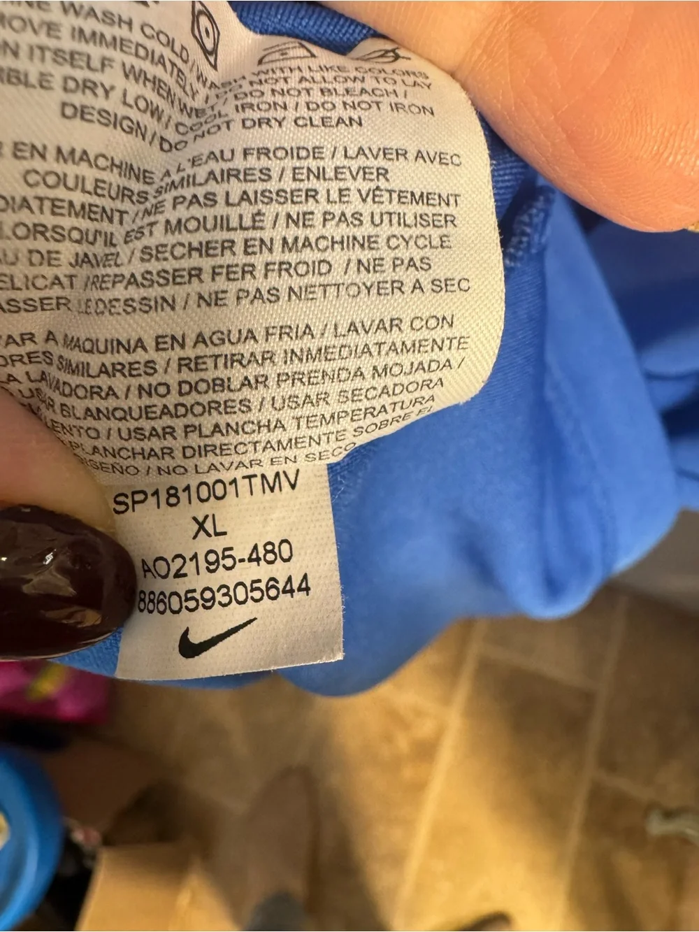 Nike Men’s Dri-FIT Polo in Bright Blue